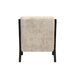 Marina Chair with kidney pillow in Langley Cream and Brushed Espresso Finish - American Home Express Outlet (San Antonio, TX)