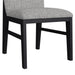 Marlene Standard Height Dining Set in Black-Table and Four Chairs - American Home Express Outlet (San Antonio, TX)