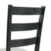 Martin Dining Side Chair with Grey Fabric - Black Finish (2 Per Carton) - American Home Express Outlet (San Antonio, TX)