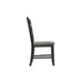 Martin Dining Side Chair with Grey Fabric - Black Finish (2 Per Carton) - American Home Express Outlet (San Antonio, TX)