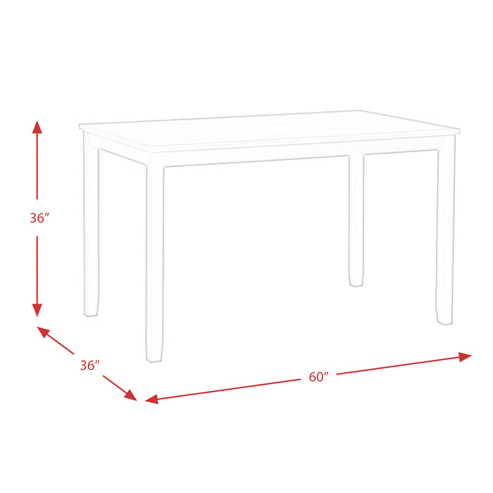 Martin 6 PC Counter Set (Black Base) - American Home Express Outlet (San Antonio, TX)