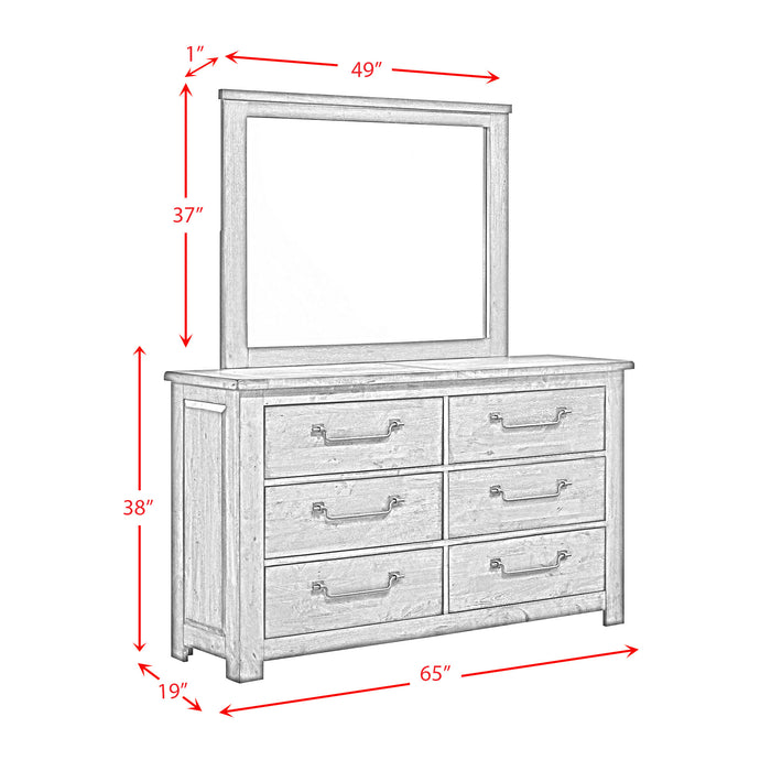Maverick Dresser & Mirror Grey - American Home Express Outlet (San Antonio, TX)