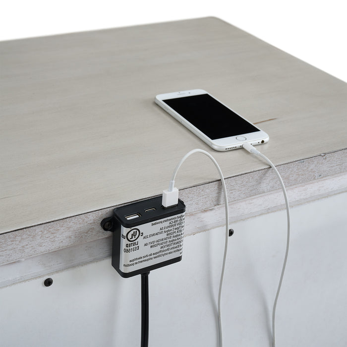 McCoy 2-Drawer Nightstand with USB - American Home Express Outlet (San Antonio, TX)