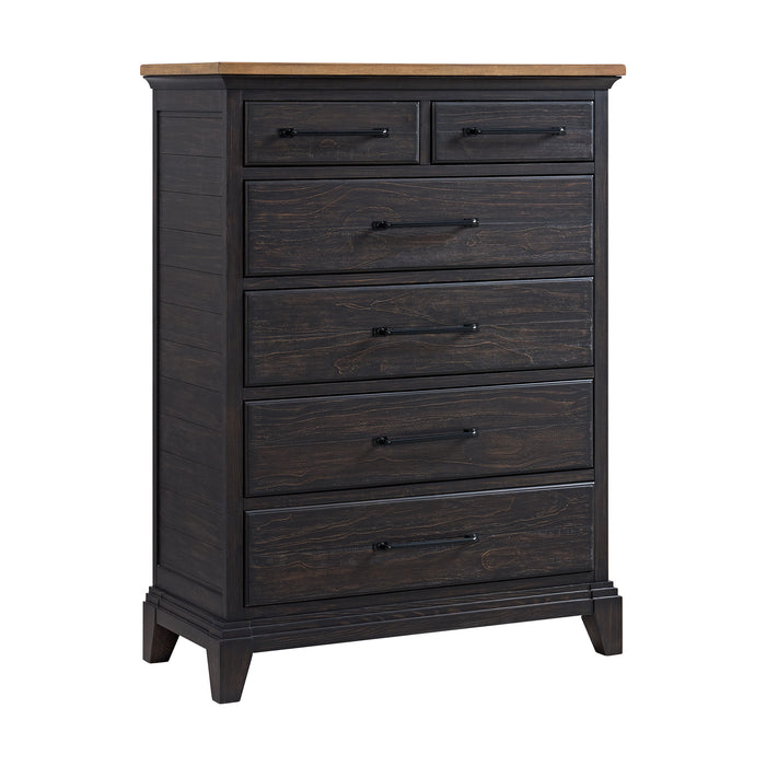 Montrose Storage Bedroom Set in Espresso & Brown - American Home Express Outlet (San Antonio, TX)