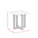 Morris 2PC Occasional Marble Table Set in White - American Home Express Outlet (San Antonio, TX)