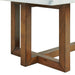 Morris 2PC Occasional Marble Table Set in White - American Home Express Outlet (San Antonio, TX)