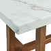 Morris 2PC Occasional Marble Table Set in White - American Home Express Outlet (San Antonio, TX)