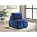 Nahla Modular Chair in Marine Dark Blue - American Home Express Outlet (San Antonio, TX)