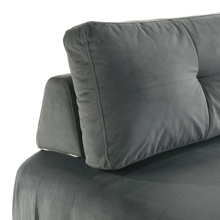 Nahla Modular Chair in Marine Light Grey - American Home Express Outlet (San Antonio, TX)