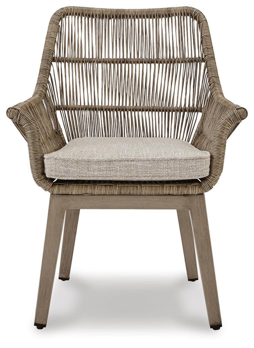 Beach Front Arm Chair with Cushion (Set of 2) - American Home Express Outlet (San Antonio, TX)