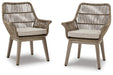 Beach Front Arm Chair with Cushion (Set of 2) - American Home Express Outlet (San Antonio, TX)