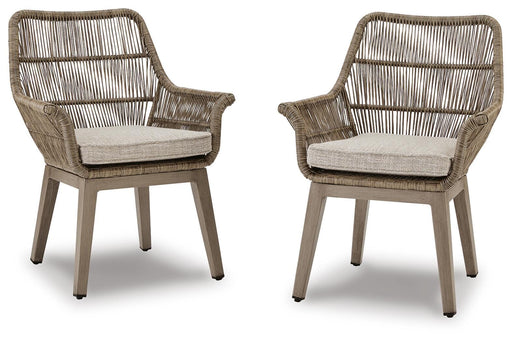 Beach Front Arm Chair with Cushion (Set of 2) - American Home Express Outlet (San Antonio, TX)