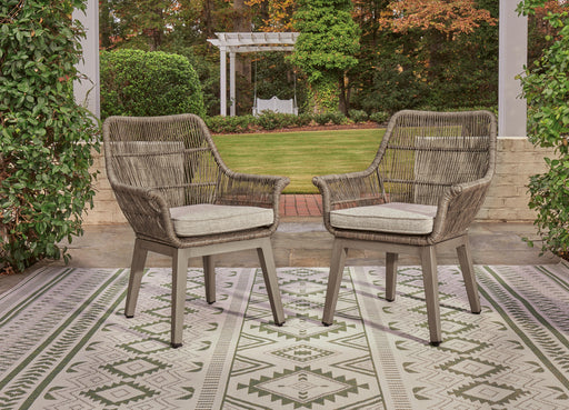 Beach Front Arm Chair with Cushion (Set of 2) - American Home Express Outlet (San Antonio, TX)
