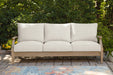 Carter Hall Outdoor Sofa with Cushion - American Home Express Outlet (San Antonio, TX)