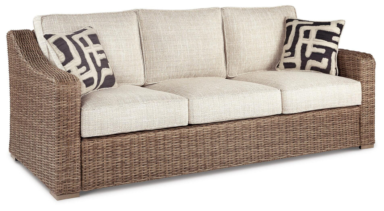 Beachcroft Beachcroft Nuvella Sofa with Coffee and End Table - American Home Express Outlet (San Antonio, TX)