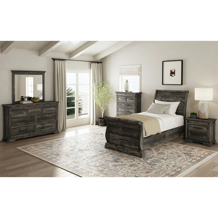 Park Ridge Sleigh Storage Bed - American Home Express Outlet (San Antonio, TX)