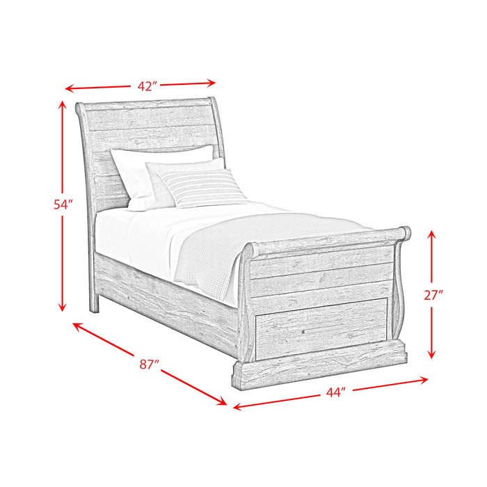 Park Ridge Sleigh Storage Bed - American Home Express Outlet (San Antonio, TX)