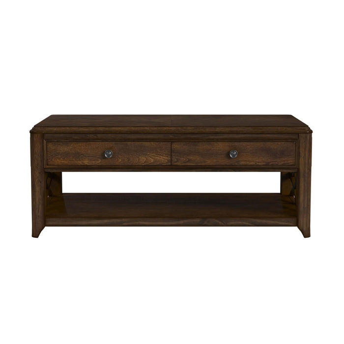 Phillipe Lift-Top Coffee Table in Cherry - American Home Express Outlet (San Antonio, TX)