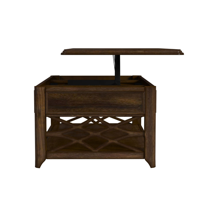 Phillipe Lift-Top Coffee Table in Cherry - American Home Express Outlet (San Antonio, TX)