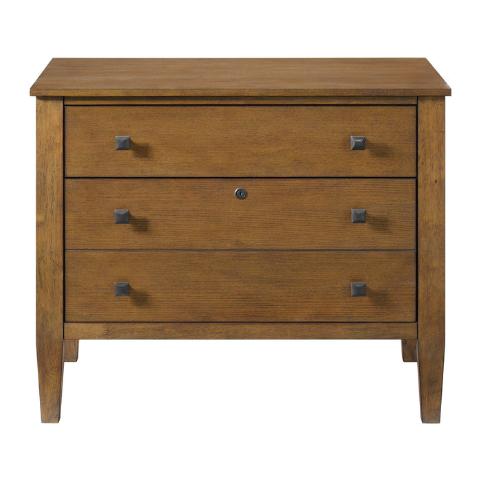 Portico File Cabinet in Brown Oak - American Home Express Outlet (San Antonio, TX)