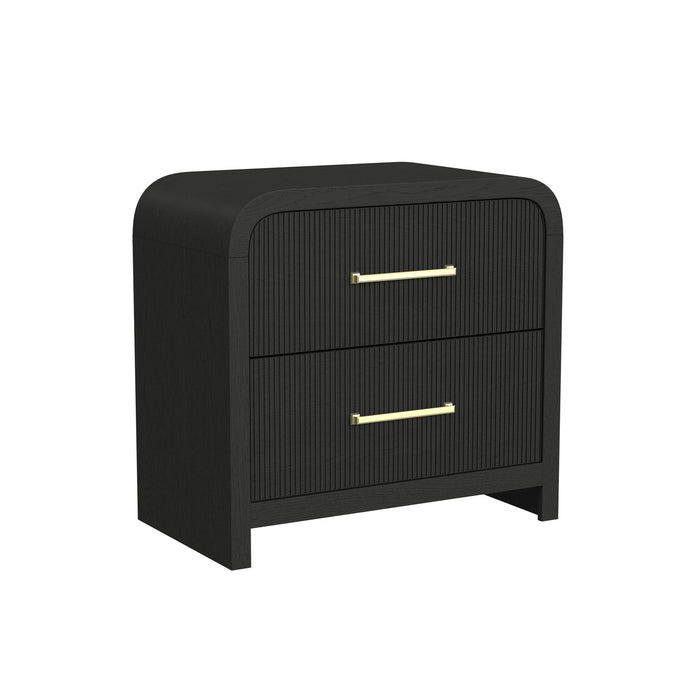 Ridgemont Storage Bedroom Set in Black with Grain - American Home Express Outlet (San Antonio, TX)