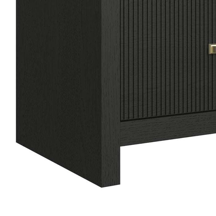 Ridgemont Storage Bedroom Set in Black with Grain - American Home Express Outlet (San Antonio, TX)