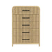 Ridgemont 5-Drawer Chest in Natural - American Home Express Outlet (San Antonio, TX)