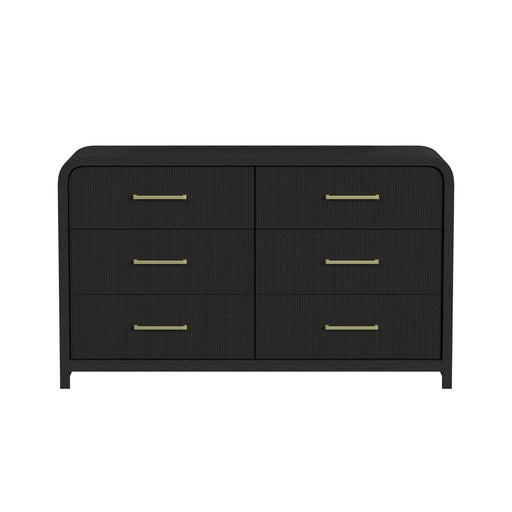 Ridgemont 6-Drawer Dresser in Black with Grain - American Home Express Outlet (San Antonio, TX)