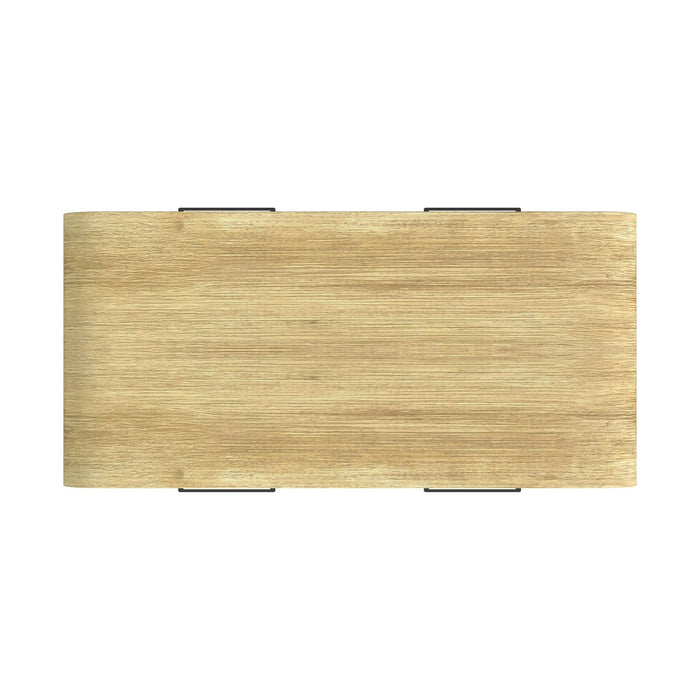 Ridgemont Coffee Table with Casters/Push Through Drawer in Natural - American Home Express Outlet (San Antonio, TX)