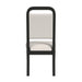 Ridgemont Dining Side Chair with White Fabric in Black with Grain (2 Per Carton) - American Home Express Outlet (San Antonio, TX)
