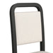Ridgemont Dining Side Chair with White Fabric in Black with Grain (2 Per Carton) - American Home Express Outlet (San Antonio, TX)