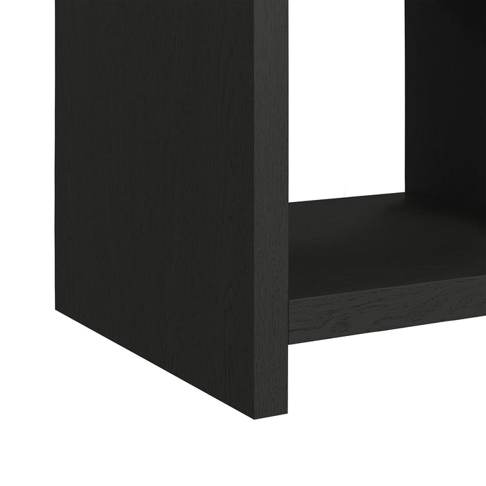 Ridgemont End Table with USB in Black with Grain - American Home Express Outlet (San Antonio, TX)