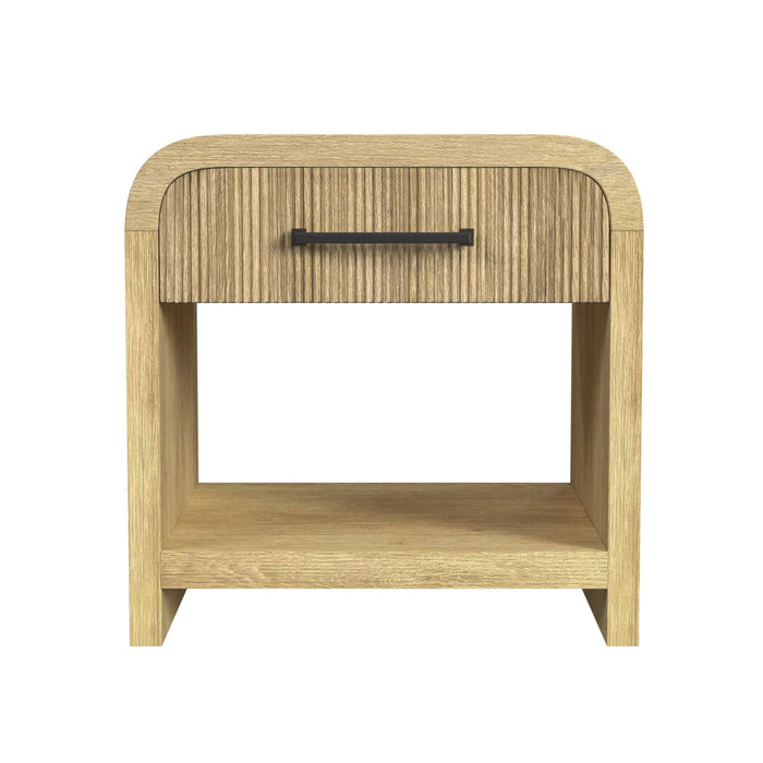 Ridgemont End Table with USB in Natural - American Home Express Outlet (San Antonio, TX)