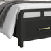 Ridgemont Storage Bed in Black with Grain - American Home Express Outlet (San Antonio, TX)