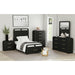 Ridgemont Storage Bedroom Set in Black with Grain - American Home Express Outlet (San Antonio, TX)