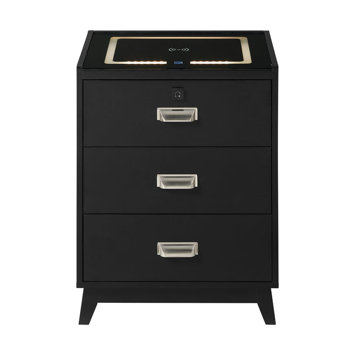 Rio Nightstand with Electronic Features - American Home Express Outlet (San Antonio, TX)