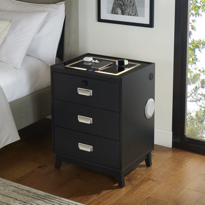Rio Nightstand with Electronic Features - American Home Express Outlet (San Antonio, TX)