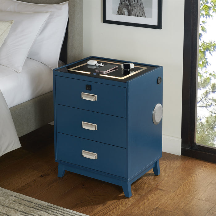 Rio Nightstand with Electronic Features - American Home Express Outlet (San Antonio, TX)