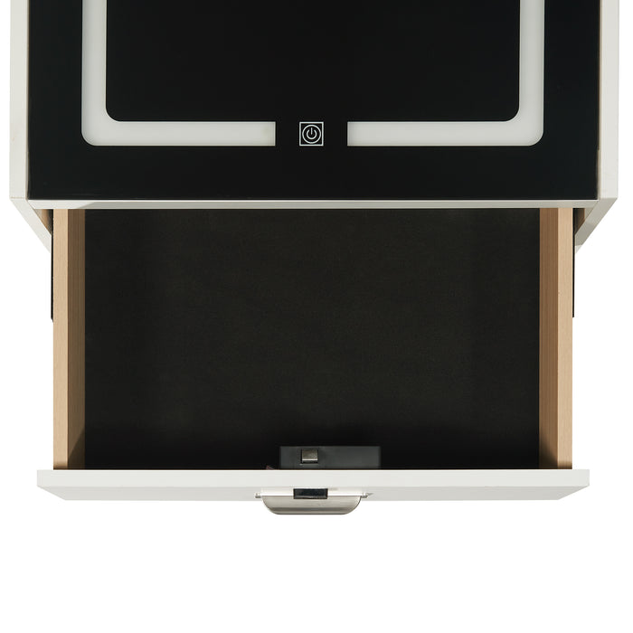 Rio Nightstand with Electronic Features - American Home Express Outlet (San Antonio, TX)