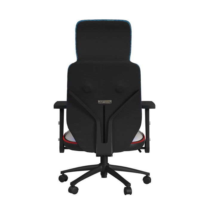 Rollins Gaming Chair with LED and Speaker in Black and Khaki - 3A Packing