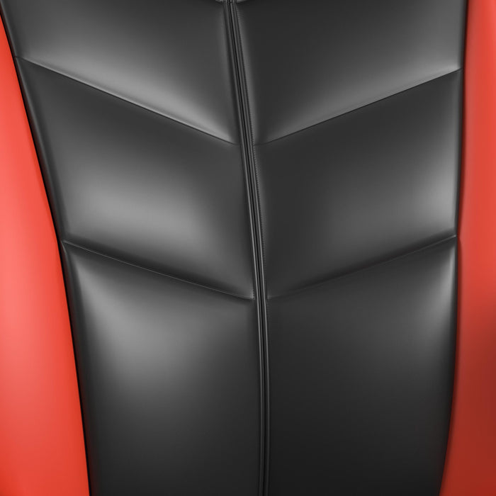 Rollins Gaming Chair with LED and Speaker in Black and Red - 3A Packing