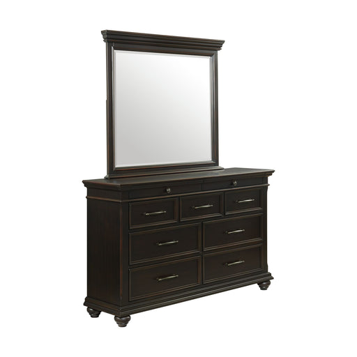 Slater Dresser & Mirror Set Black - American Home Express Outlet (San Antonio, TX)