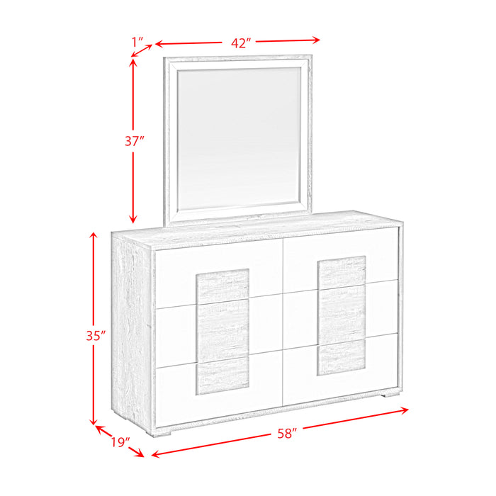 San Matteo Bedroom Set with LED - American Home Express Outlet (San Antonio, TX)