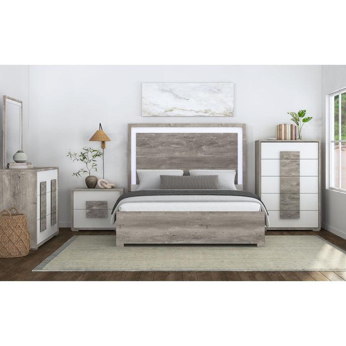San Matteo Bedroom Set with LED - American Home Express Outlet (San Antonio, TX)