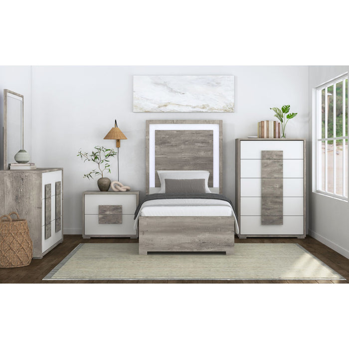 San Matteo Bed with LED - American Home Express Outlet (San Antonio, TX)