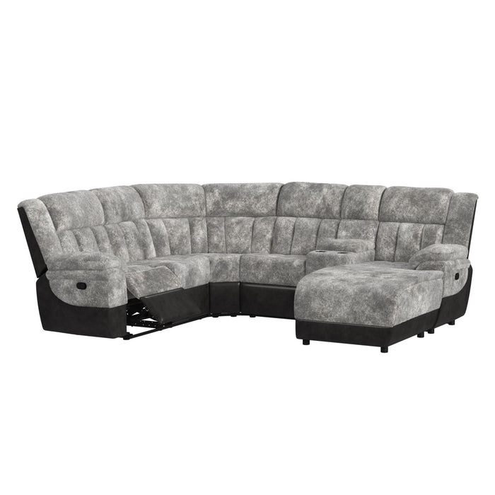 Santorini Console in Dillon/Shire Grey - American Home Express Outlet (San Antonio, TX)