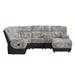 Santorini Console in Dillon/Shire Grey - American Home Express Outlet (San Antonio, TX)