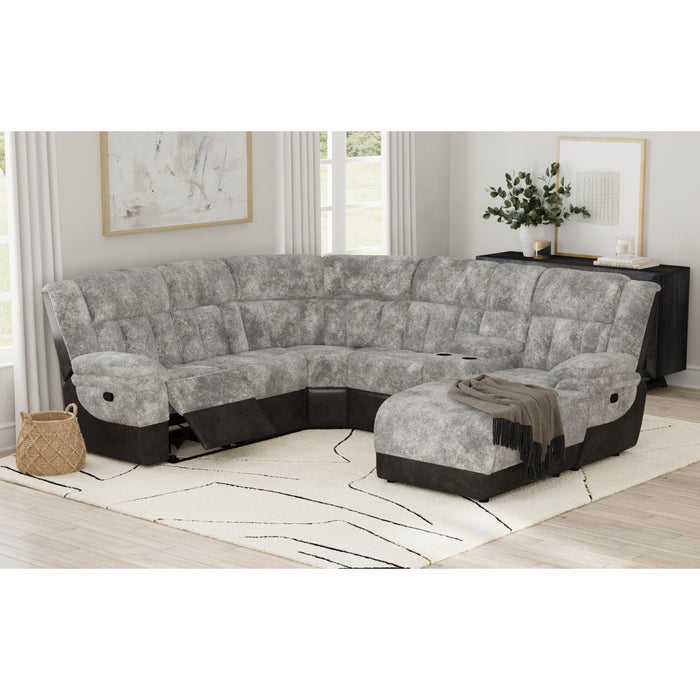 Santorini Console in Dillon/Shire Grey - American Home Express Outlet (San Antonio, TX)