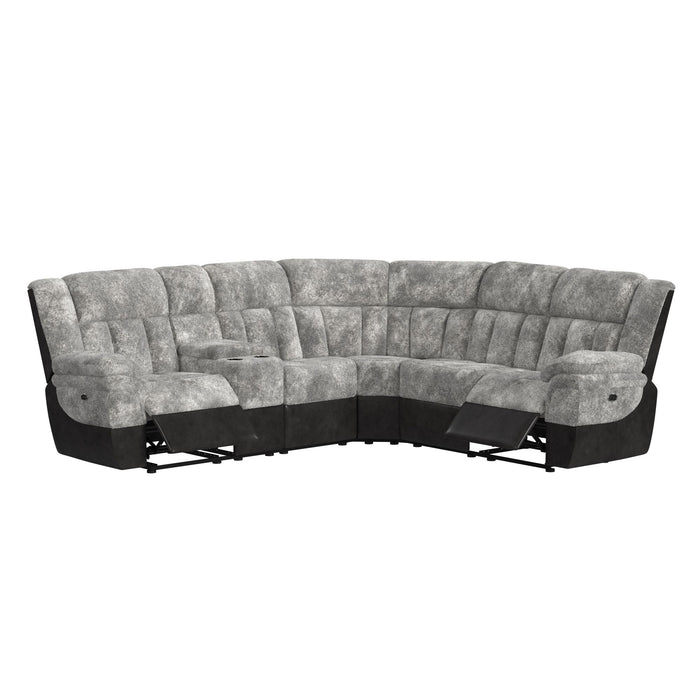 Santorini Console in Dillon/Shire Grey - American Home Express Outlet (San Antonio, TX)