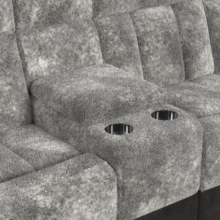 Santorini Console in Dillon/Shire Grey - American Home Express Outlet (San Antonio, TX)